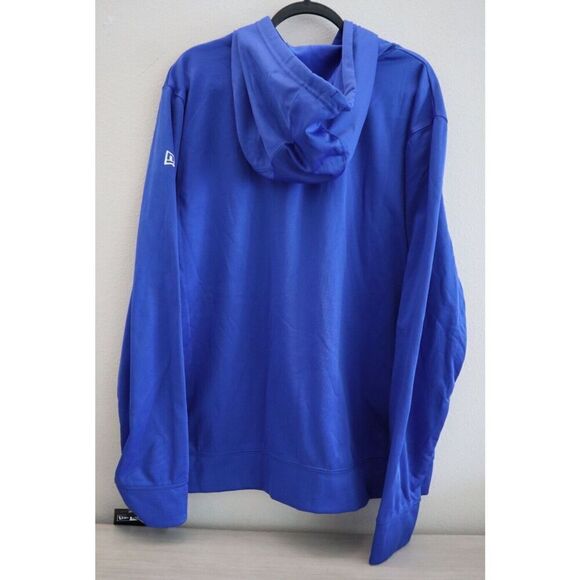 New Era Men's Sz XL Blue Los Angeles Rams Combine Authentic Split Defense Hoodie - Picture 2 of 10